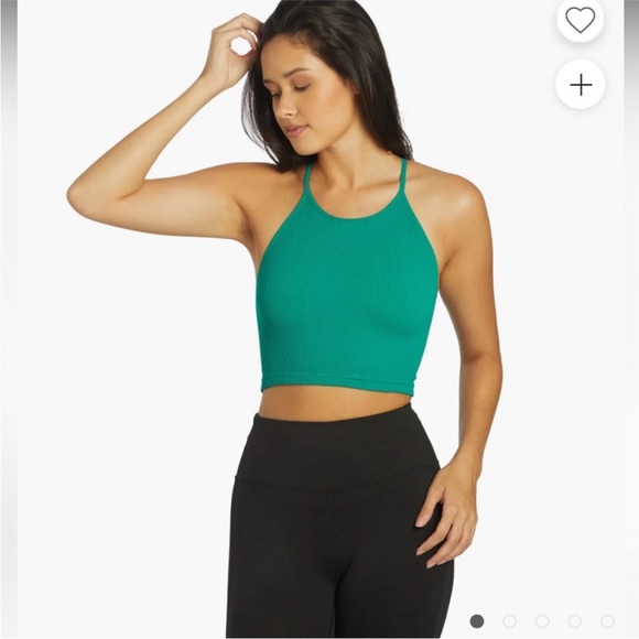 NWT FP Movement cardinal ribbed racerback crop tank - Picture 2 of 8